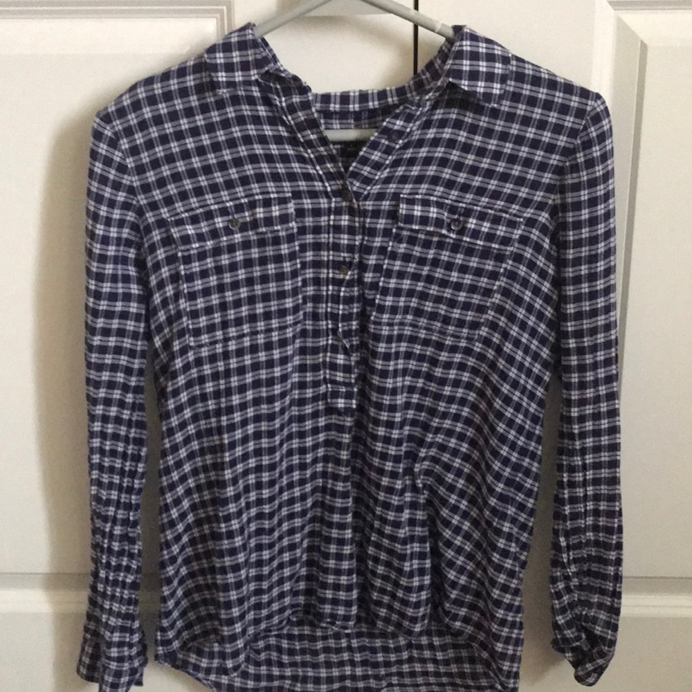 Plaid button down